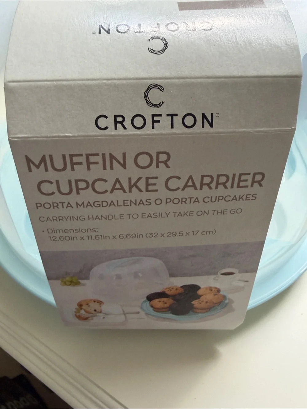 Crofton Light Blue Cupcake and Muffin Carrier